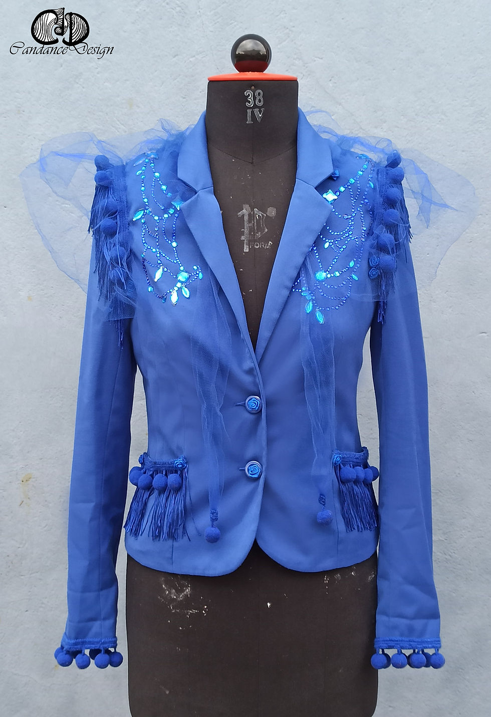 Miniaturbild: Upcycling Blazer "Ultrablue"