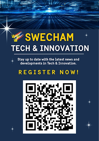 Register for SweCham’s Tech & Innovation Newsletter