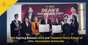 MoU Signing Between SIIS and Theodore Maria School of Arts, Assumption University