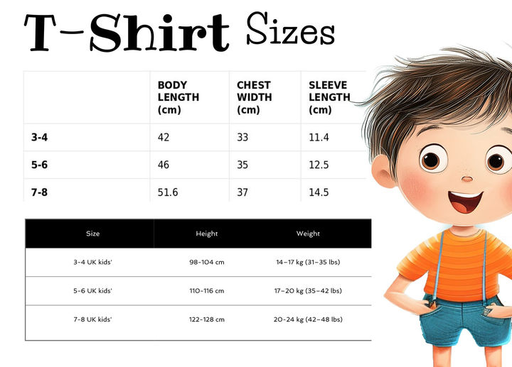 T-Shirt Sizes