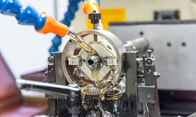 Pièce entrain d'être usiné