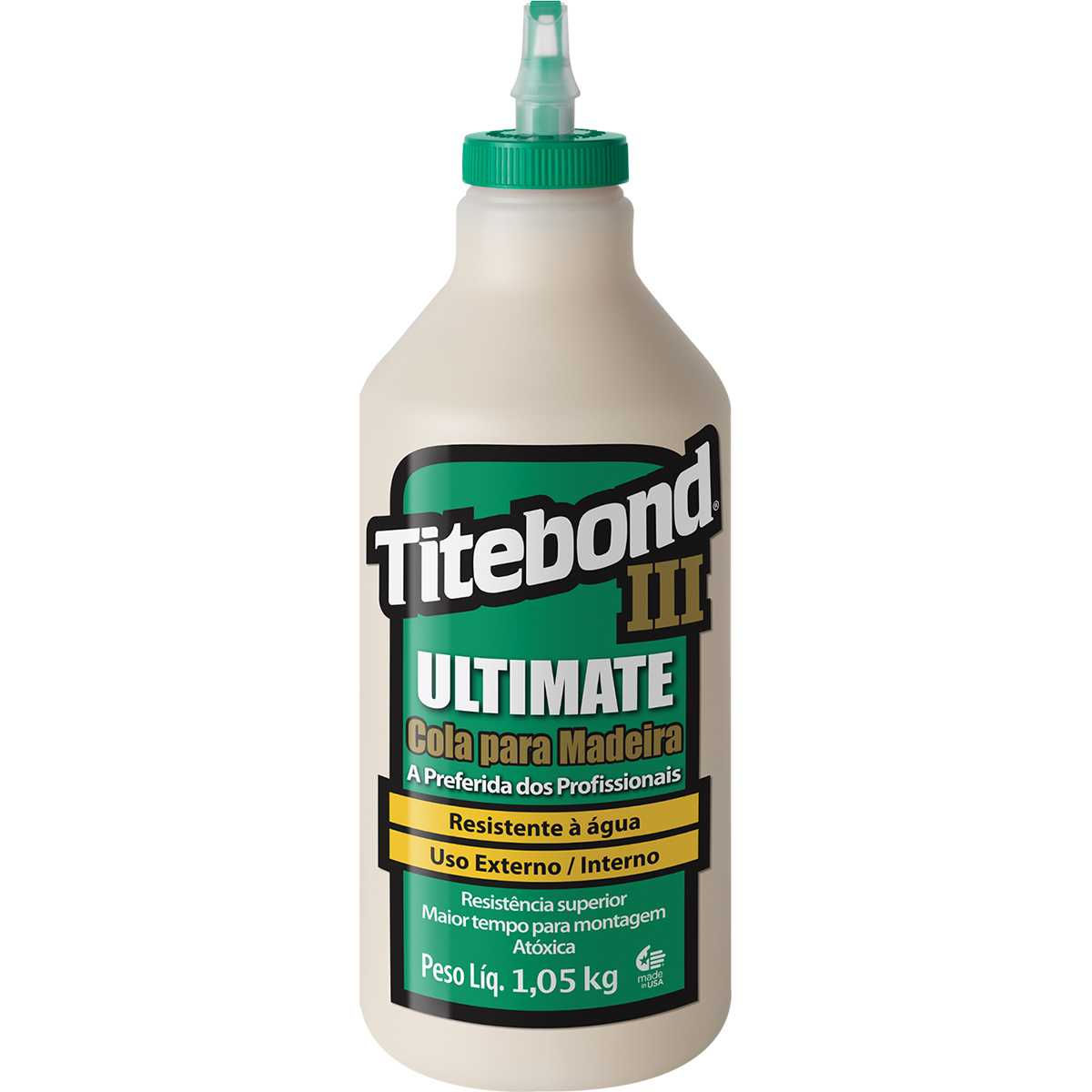 Cola para madeira iii ultimate wood glue 1,05kg - TITEBOND