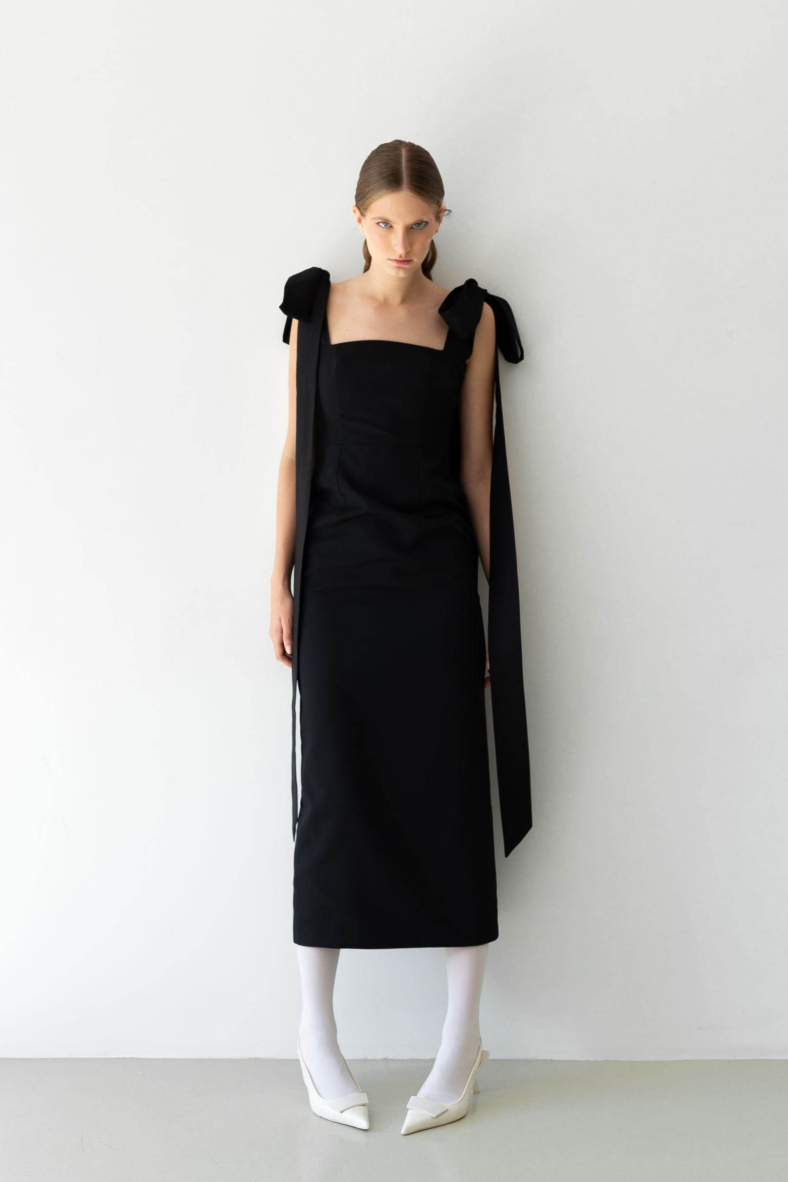VESTIDO MIDI 2 LAÇOS
