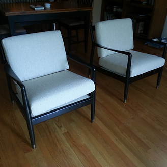Restored and Upholstered chairs