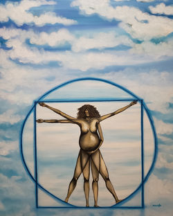 Vitruvian Pregnant_Mariella Morrone
