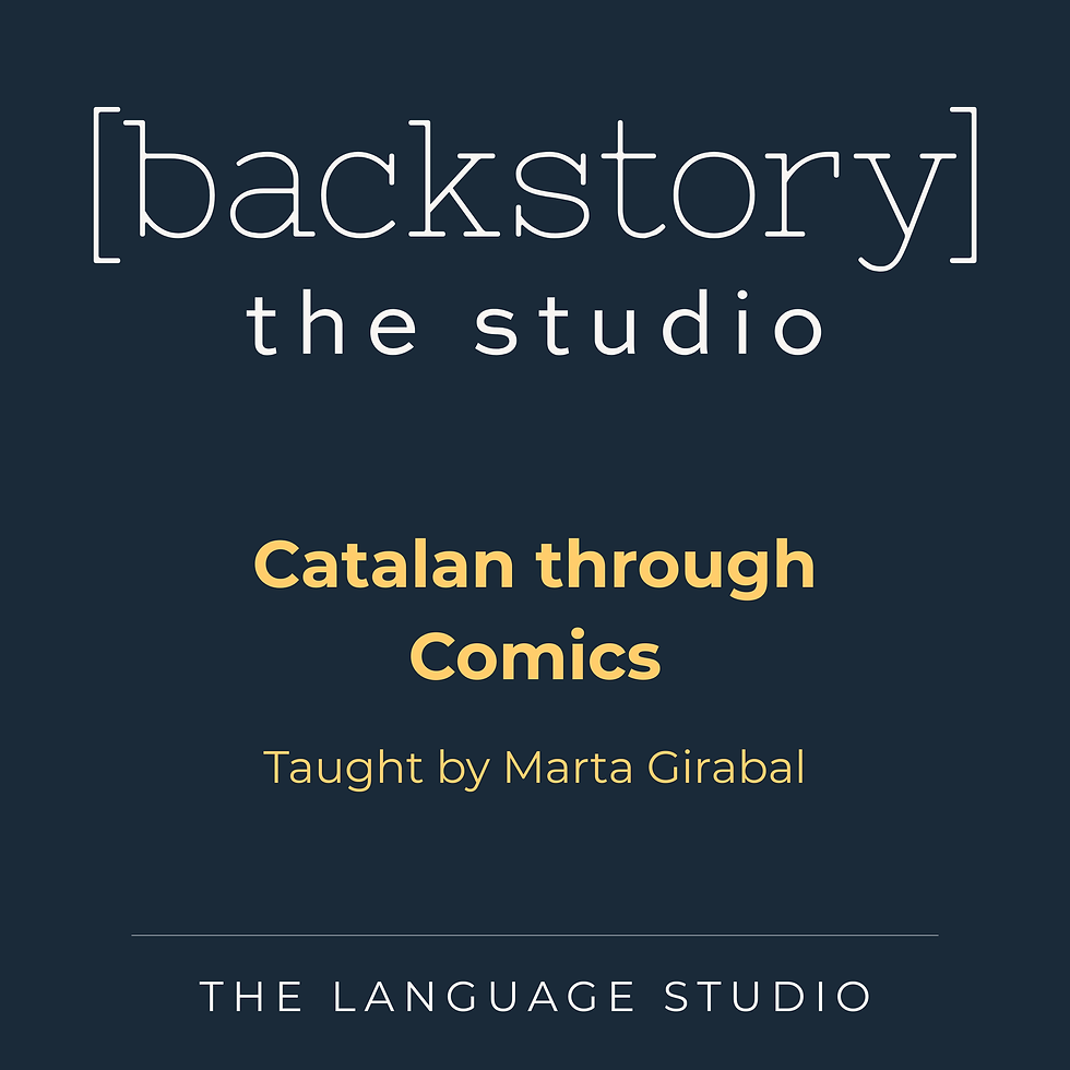 Catalan through Comics