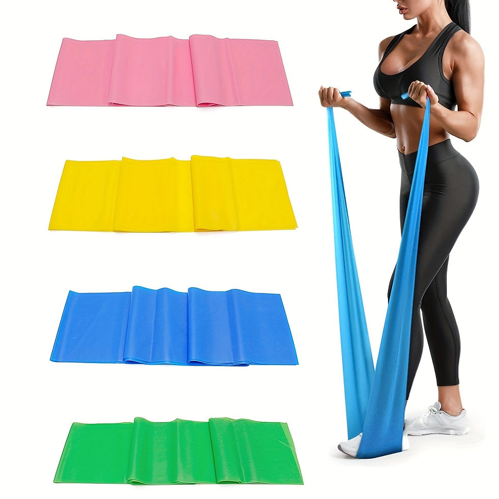 Thumbnail: Resistance Bands for Working Out Exercise Bands Physical Therapy Outdoor Fitness
