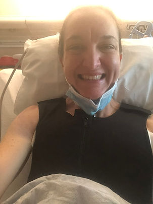 Waking up in the hospital after double mastectomy surgery