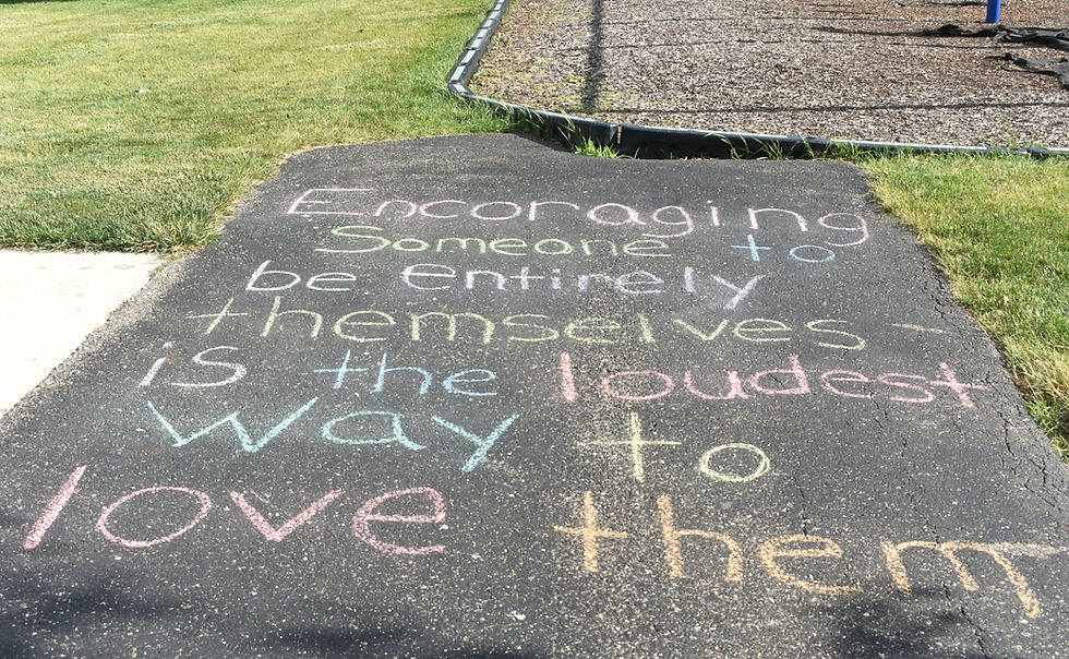 Chalk the Block: Clinton Action Alliance invites community to bring inspiration through chalk art
