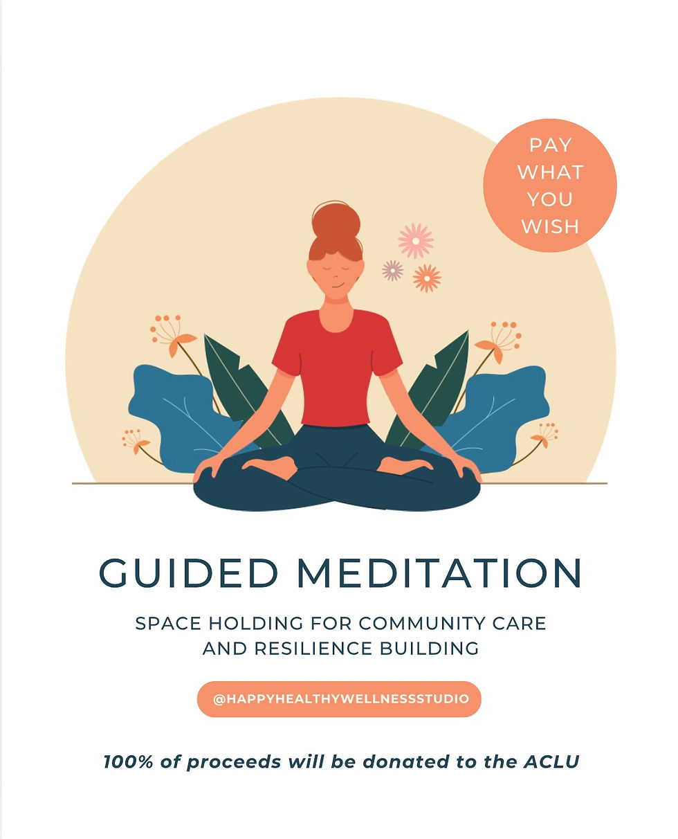 Guided Meditation: Community Care and Resilience Building