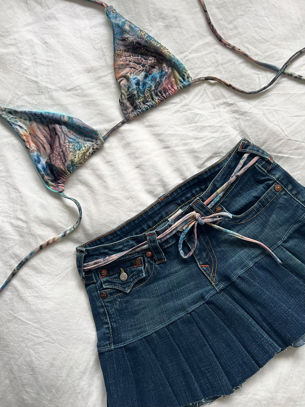 Μικρογραφία: Reworked True Religion Skirt Set