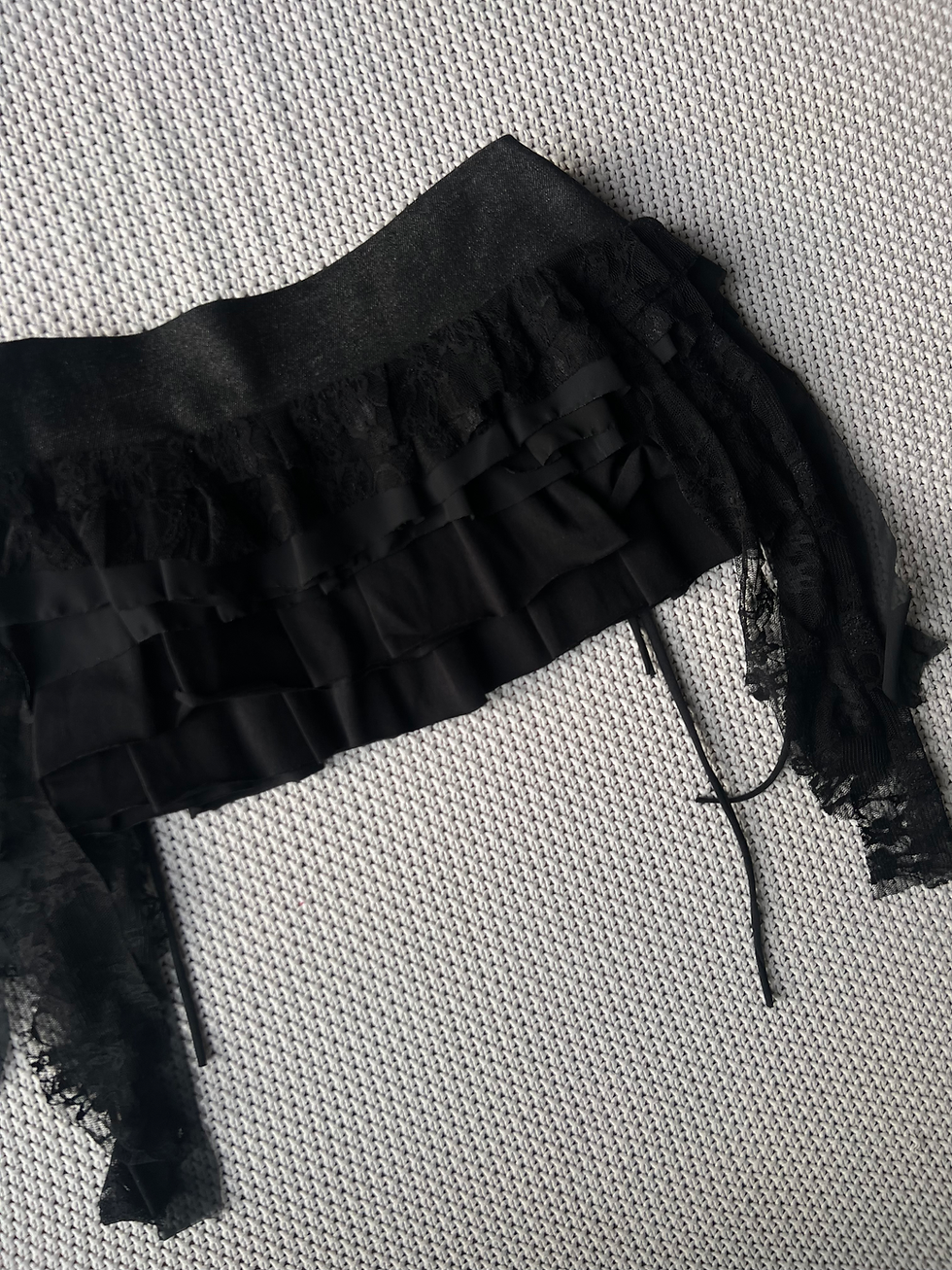 Thumbnail: Black Ruffle Skirt