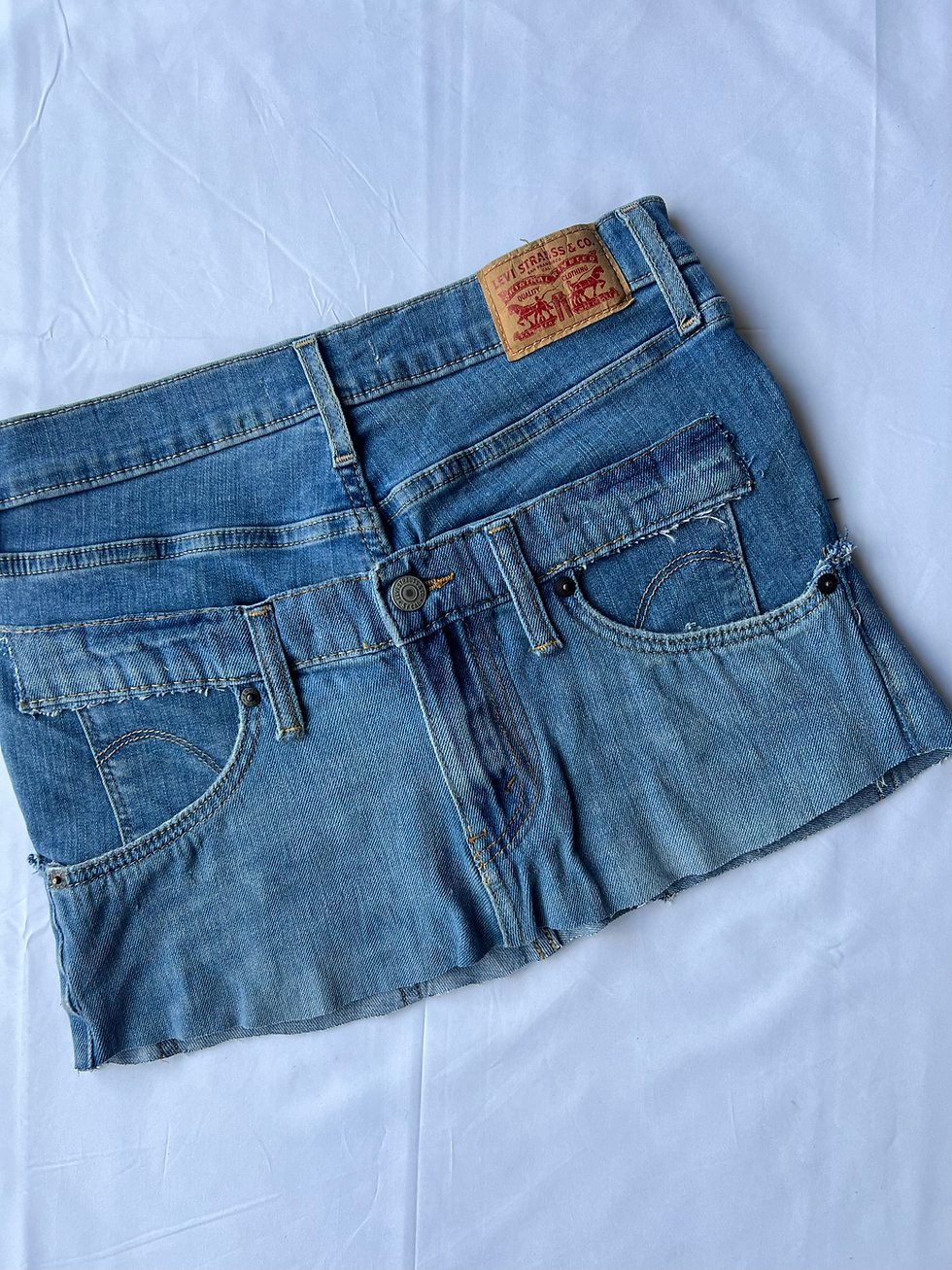 Miniatura: Levis Jeans Reworked Skirt UK 10