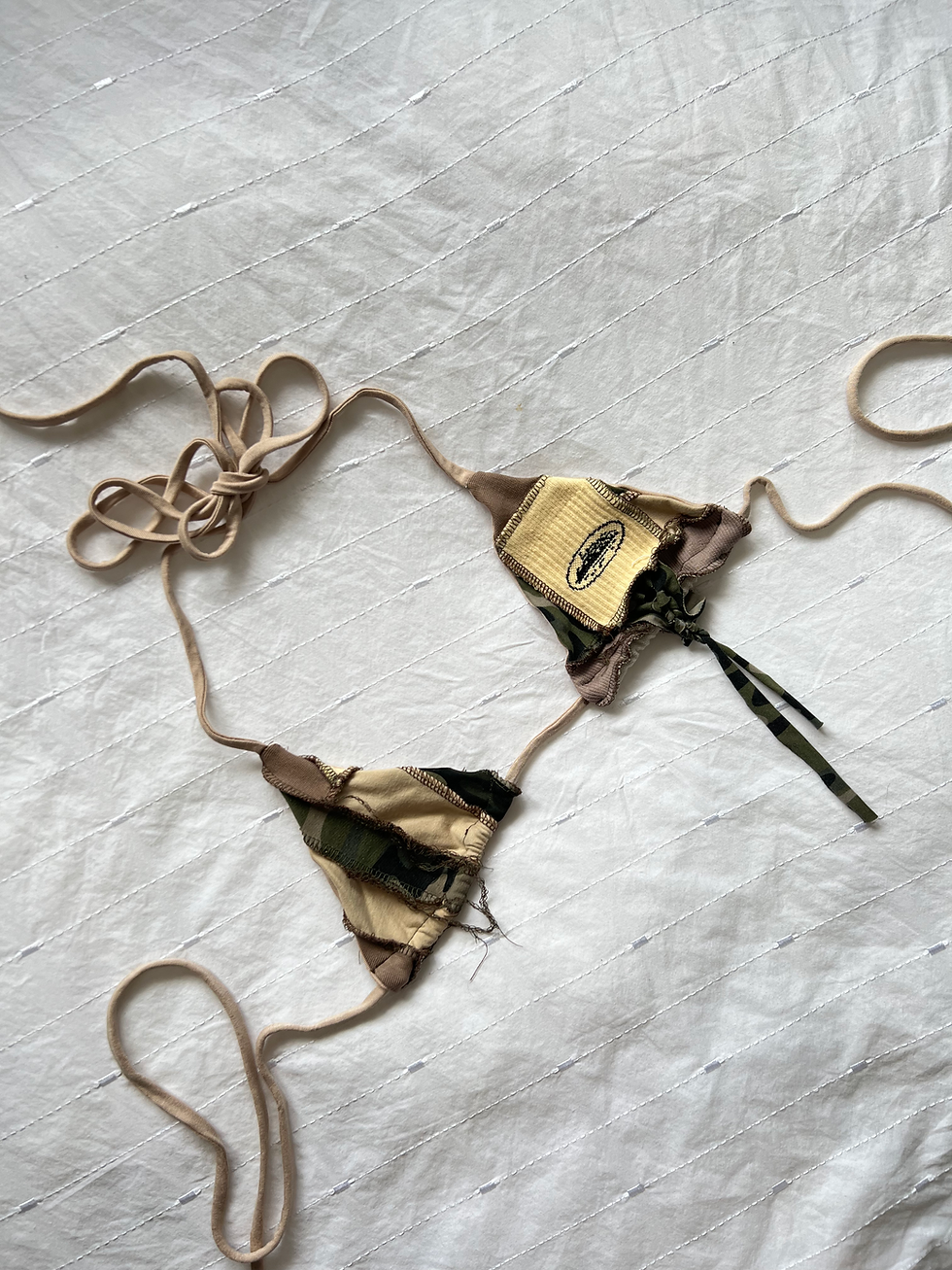 Μικρογραφία: Reworked Patchwork Corteiz Bra