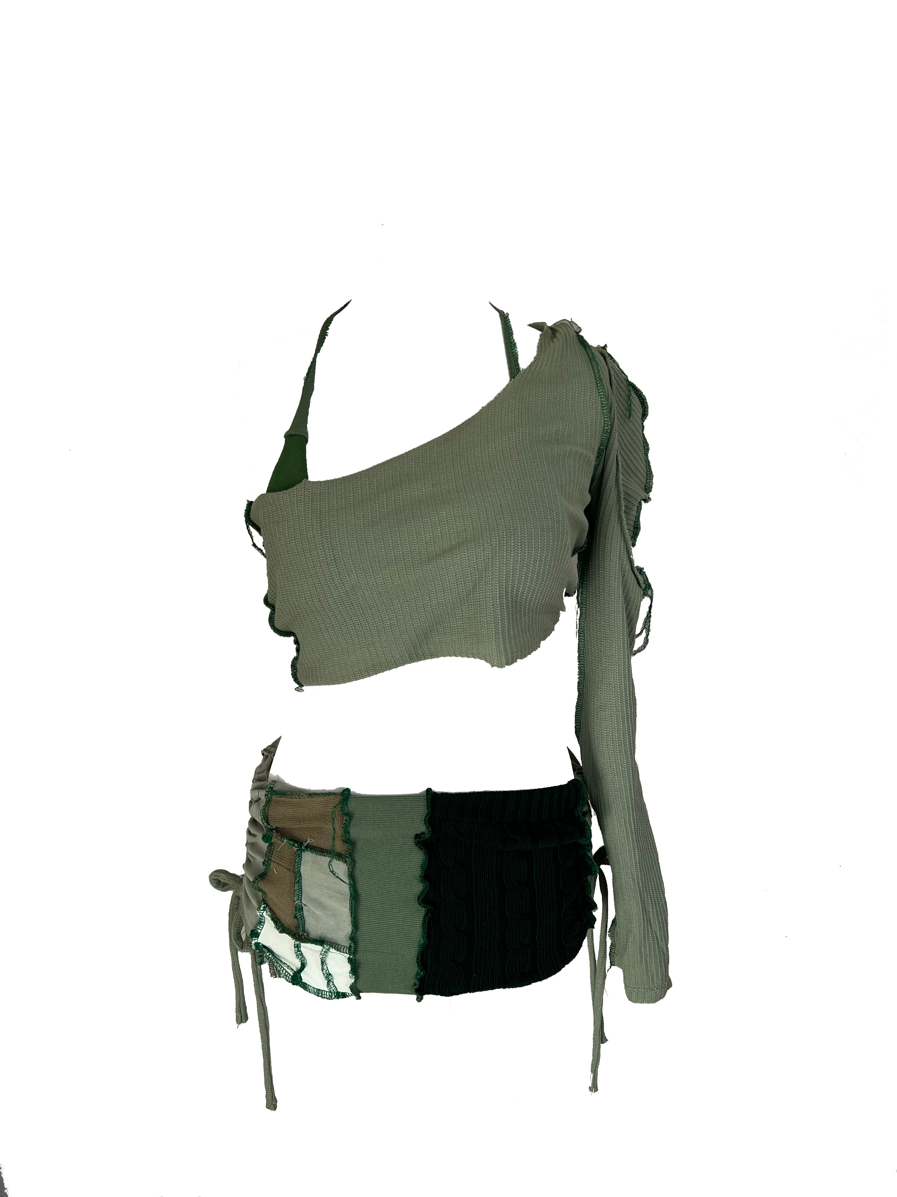 Distressed Knit Set