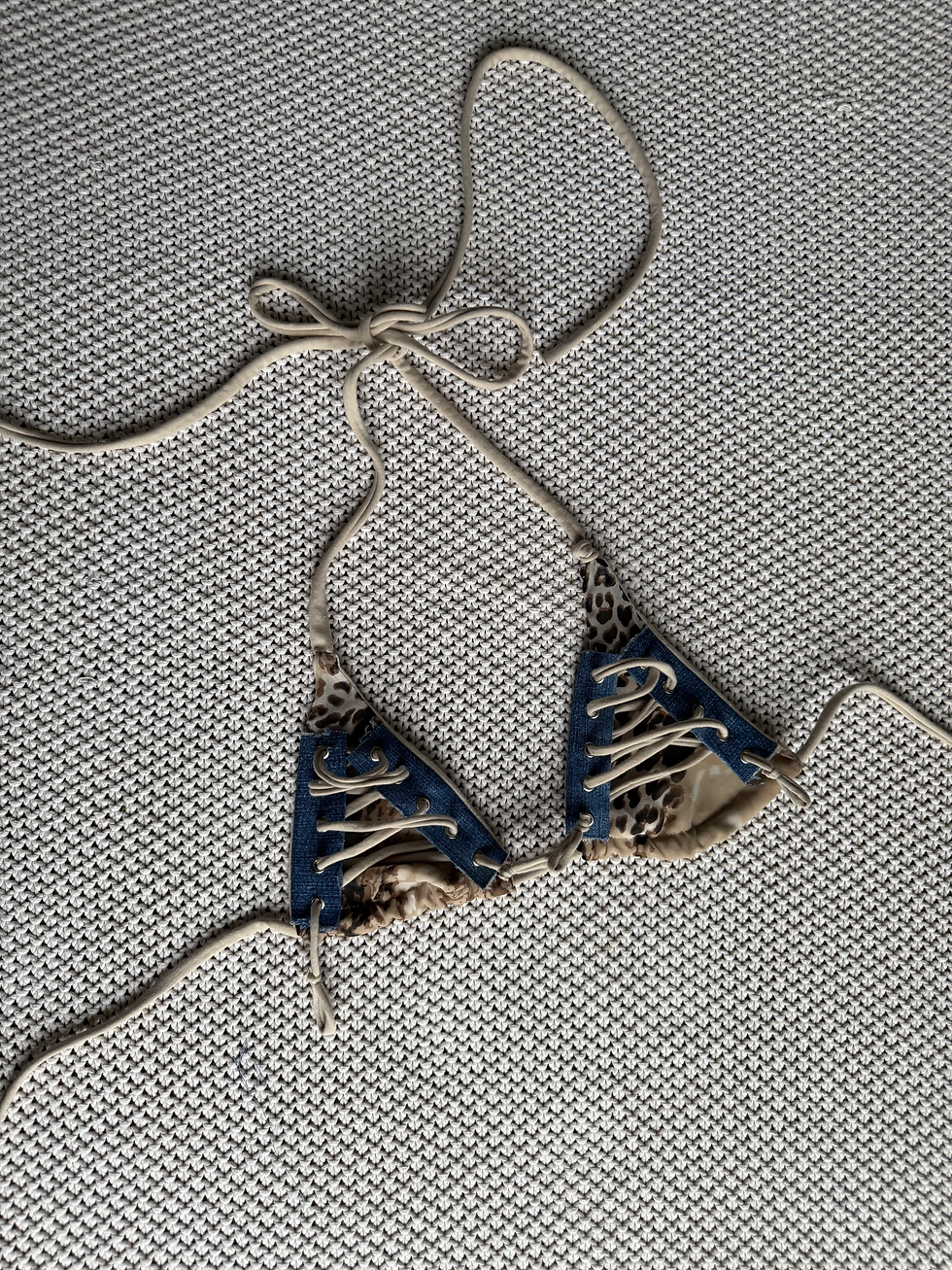 Miniaturbild: Safari Print Ruffle Skirt Set