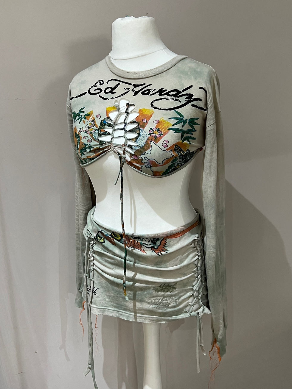 Thumbnail: Sage Green Ed Hardy Rework