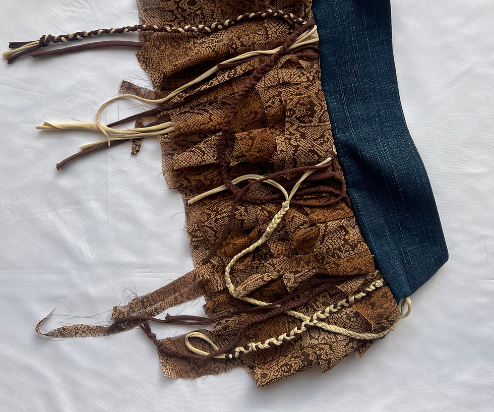 Miniaturbild: Distressed Ruffle Skirt