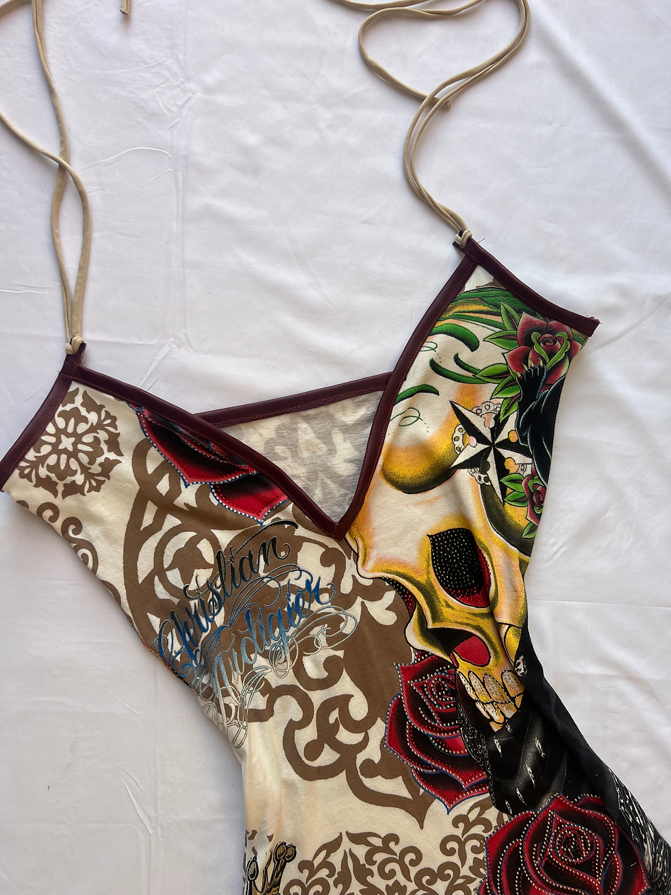 Miniatura: Christian Audigier Reworked Dress