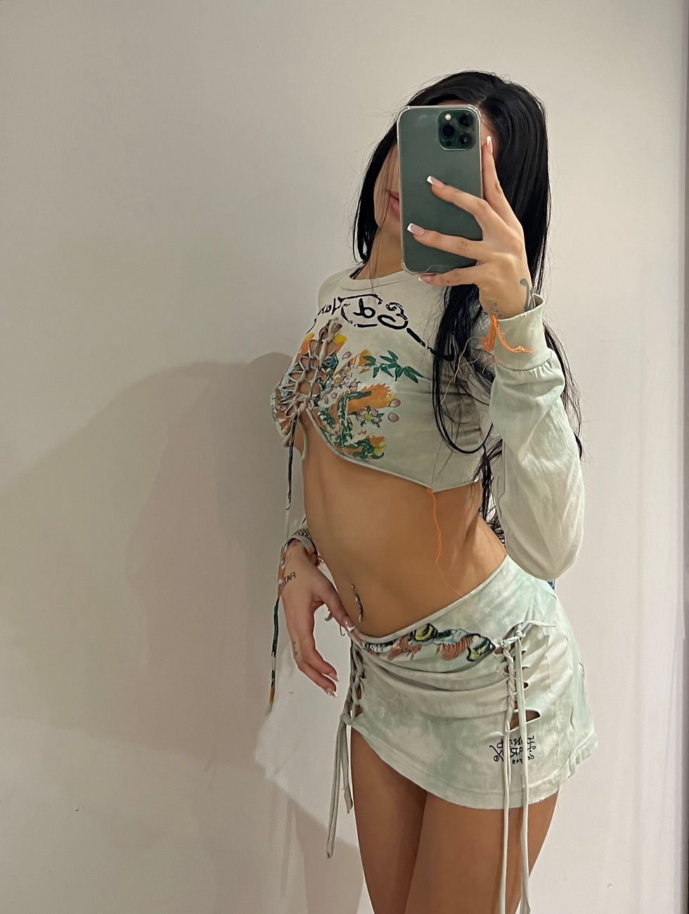 Miniature : Sage Green Ed Hardy Rework