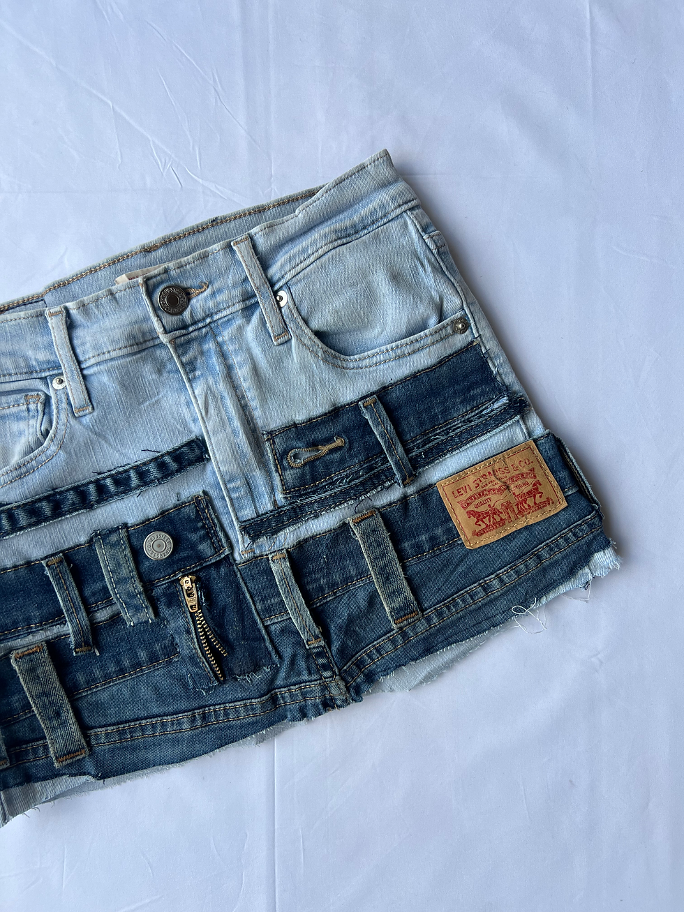 Miniatura: Levis Jeans Reworked Skirt UK 6/8