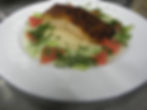 Falafel Crusted Salmon