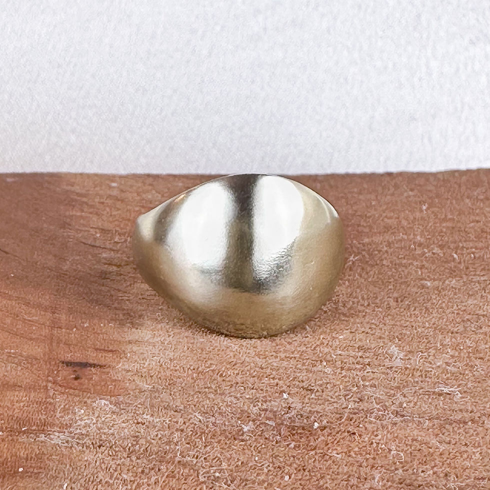 Thumbnail: Bombe Signet Ring - Silver