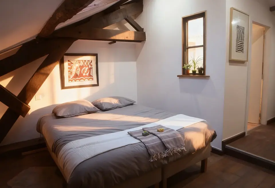 Double bedroom with ensuite bathroom