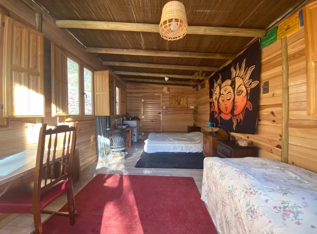 shared room at Earth Mama prenatal retreat