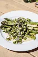 plant based dish, asparagus