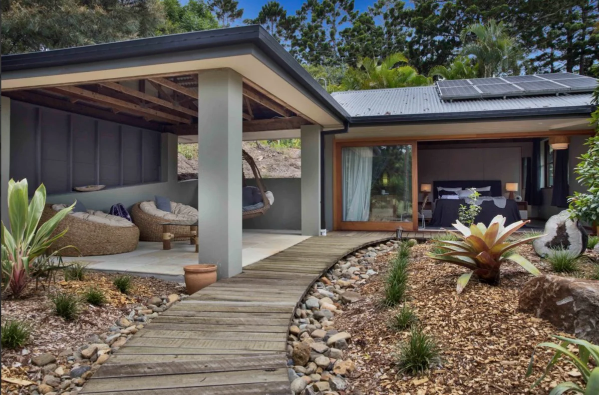 outside bedroom