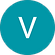 De letter "V" is de profielfoto van een gast in een Google-recensie.