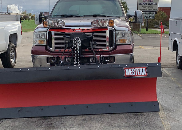 Snow Plowing Service Truck