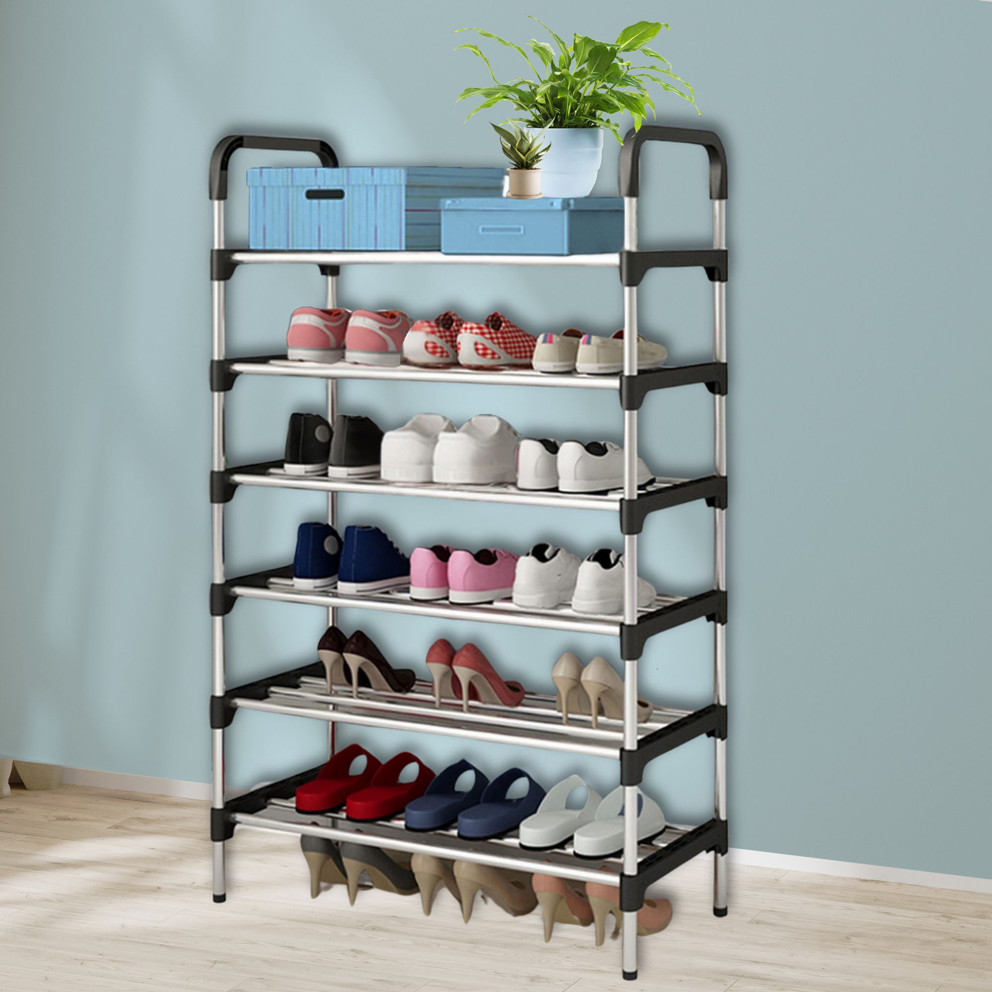 6 Tier Shoe Rack Organiser