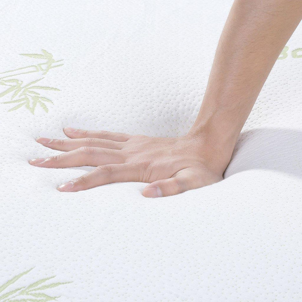 Thumbnail: 4 Inch Soft Bamboo Bounce Back Foam Mattress Topper