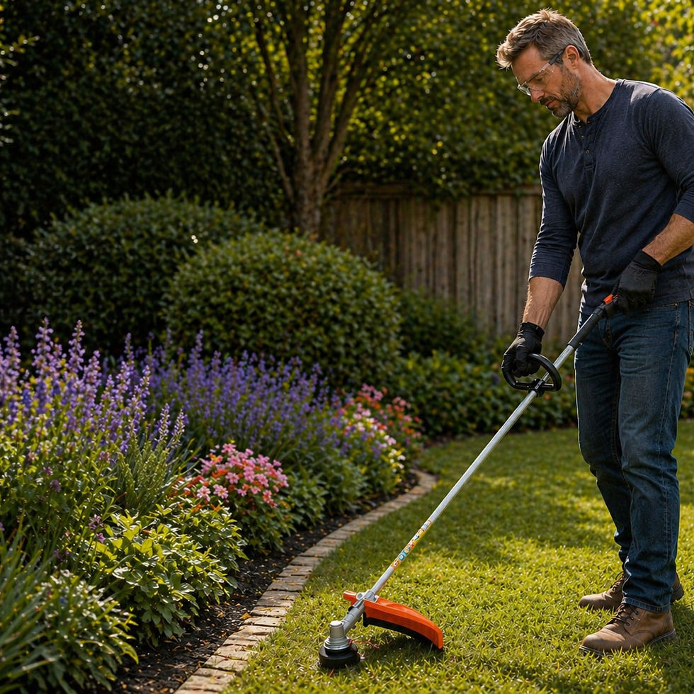 Thumbnail: Powerful Petrol Cordless Garden Strimmer