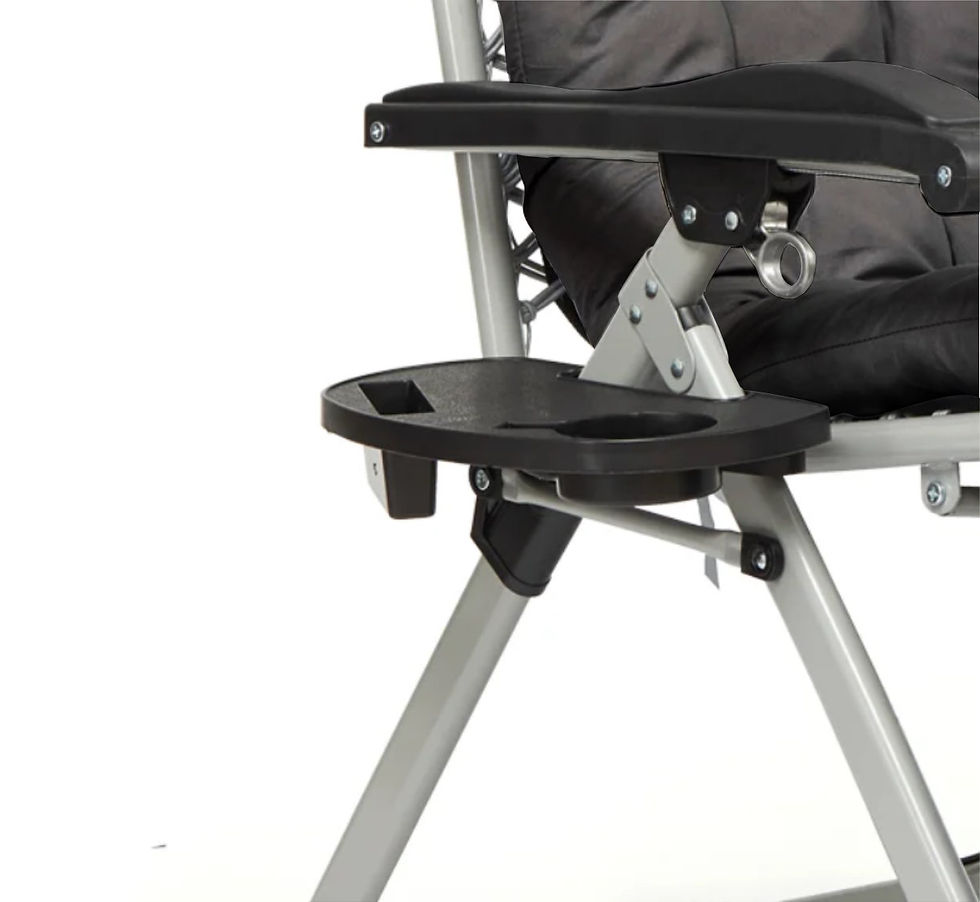 Thumbnail: Extra Wide 74cm Luxury Gravity Chair With Thick Cushion