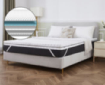 All Seasons Memory Foam Mattress Topper