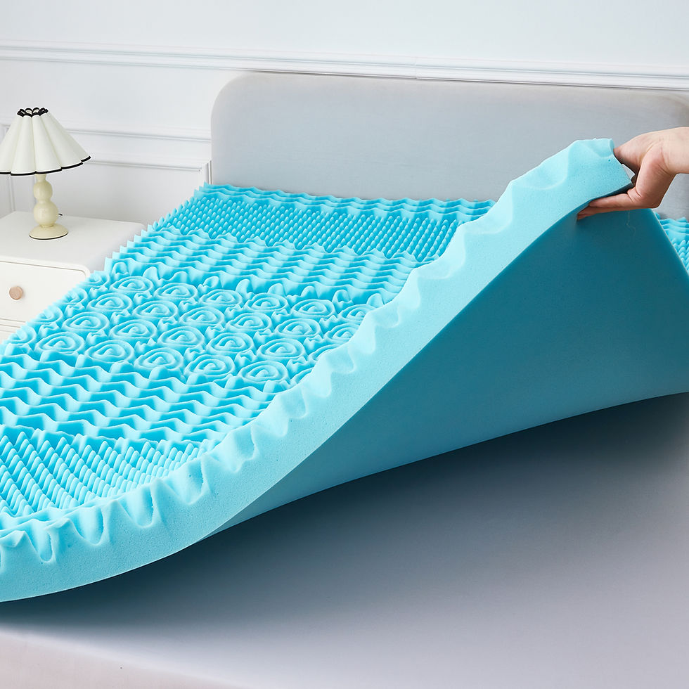 Thumbnail: Cooling 7 zone memory foam mattress topper