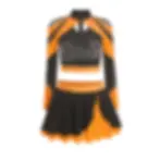 Thumbnail: Women Cheer Dance Outfits Cheerleader Costume Dancewear Hollow Out Cheerleading