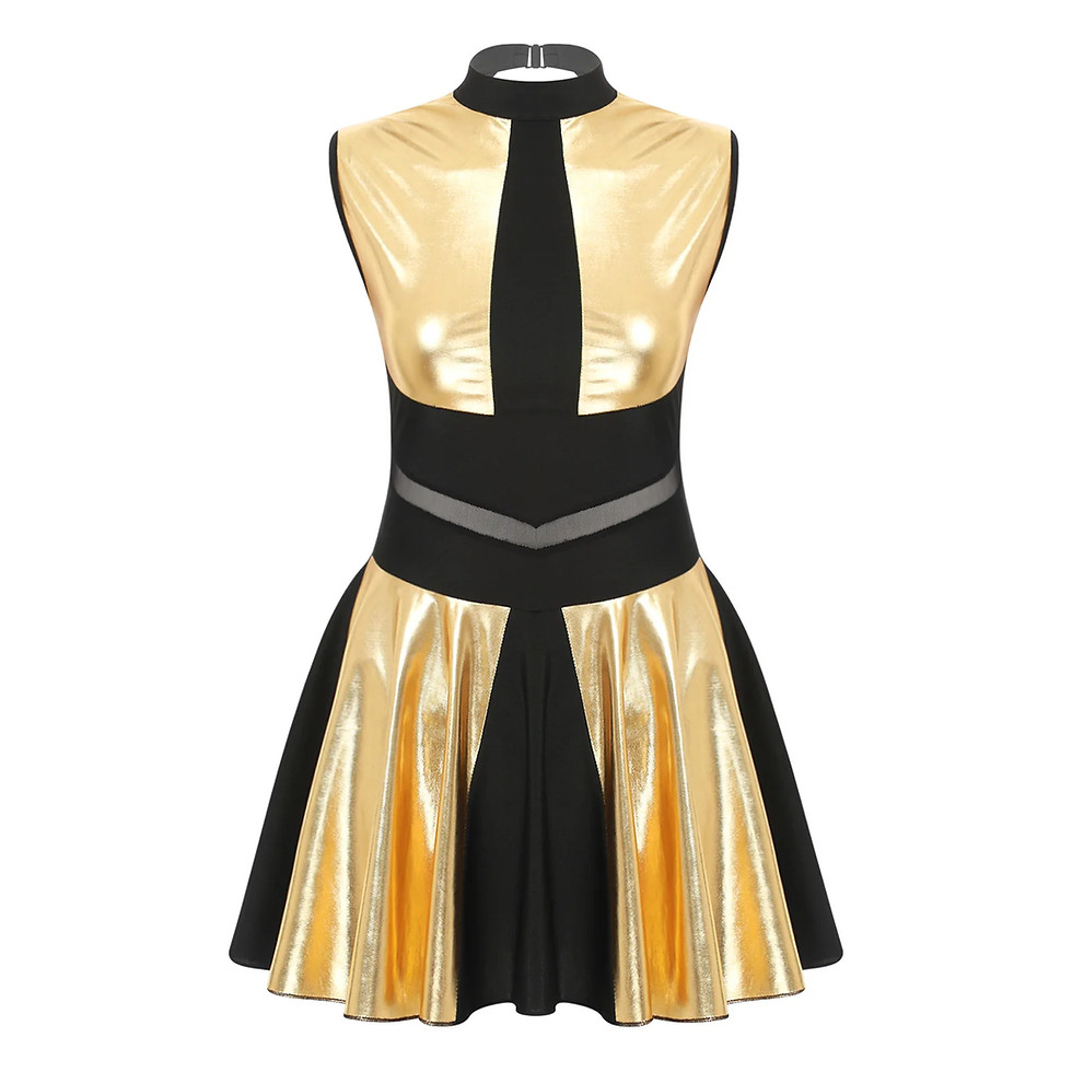 Thumbnail: Women Cheer Dance Outfits Cheerleader Costume Dancewear Hollow Out Cheerleading