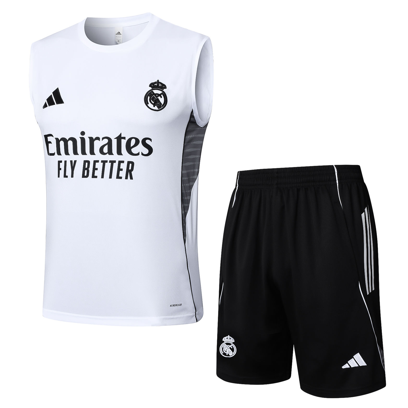 Conjunto Treino Real Madrid 2025/26 - Manga Cava 
