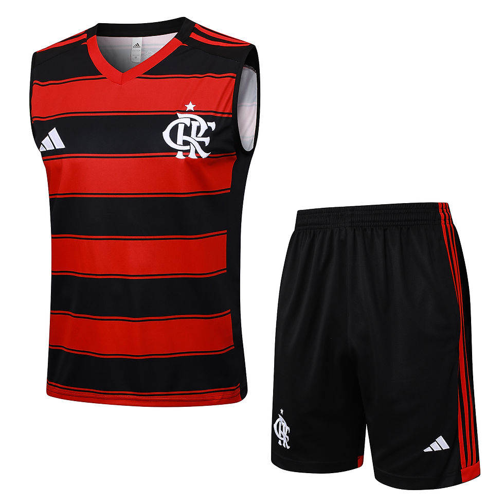 Conjunto Treino Flamengo 2025/26 - Manga Cava