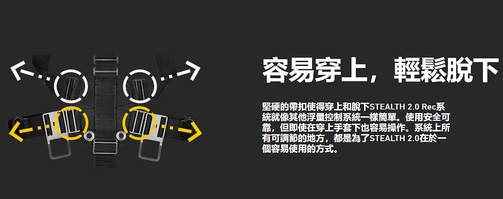縮圖：XDEEP Stealth TEC REC 經典款側掛 技術潛水