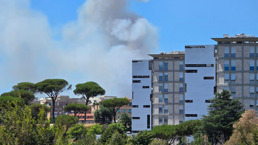 incendio roma nord ovest