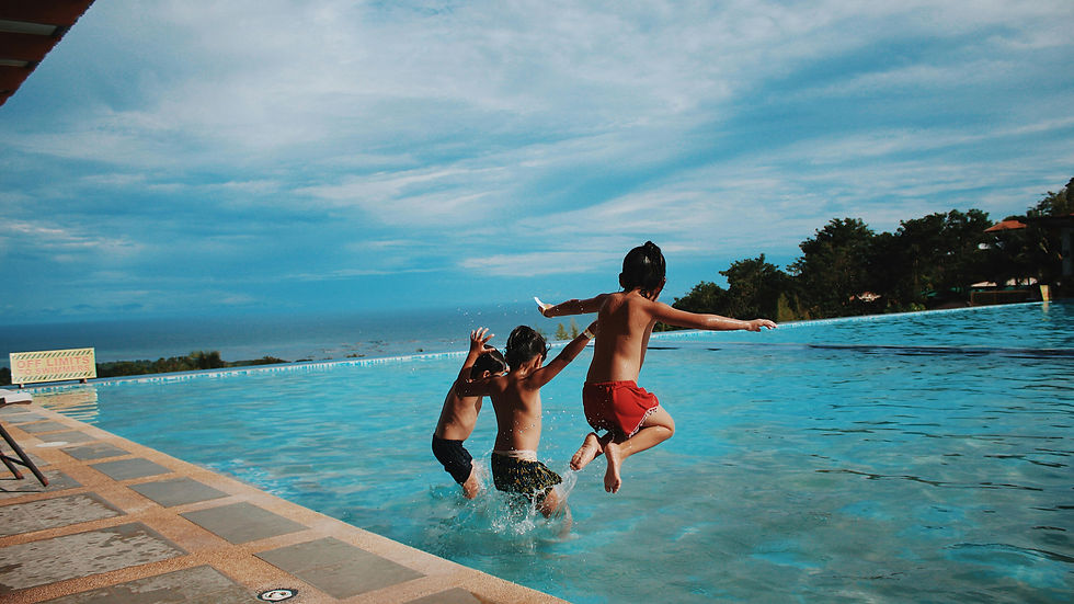 piscina bambini intossicati borghesiana