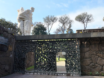 L'ingresso delle Fosse Ardeatine