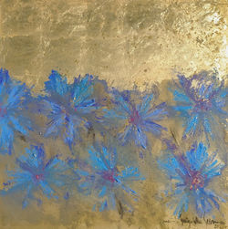 SÅoneczne_chabry,__80x80_(cm),_akryl,_s