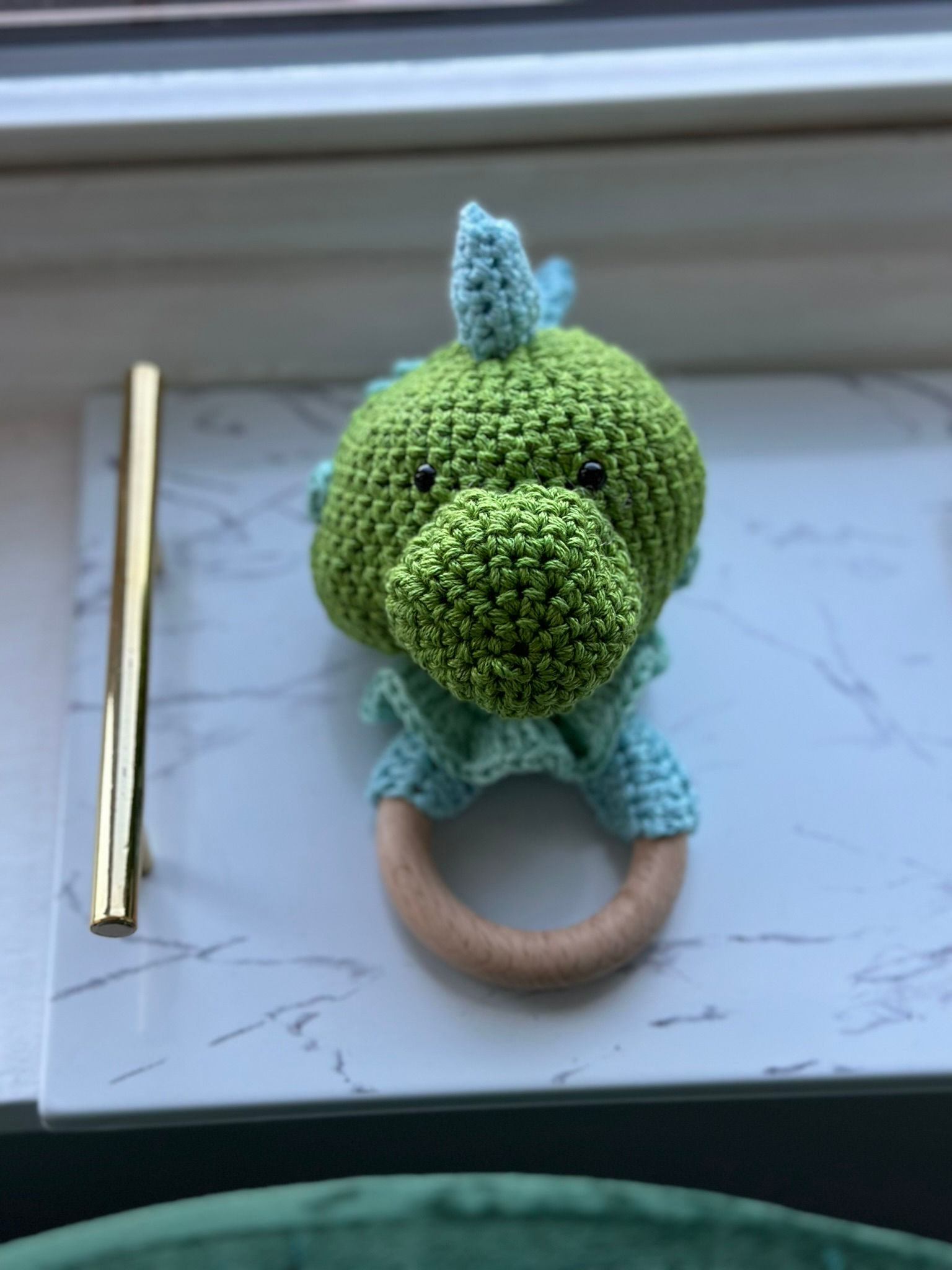 Dino Teething Ring