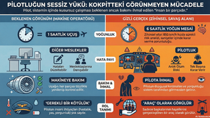 Pilotluğun Sessiz Yükü: İnsan ve Makine Arasındaki Çelişki